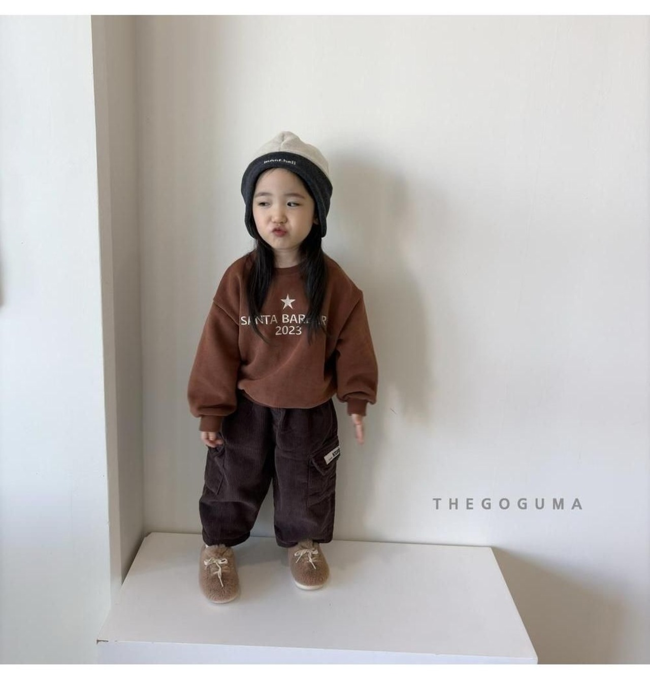 ザゴグマ / THE GOGUMA / バーバラ刺繍トレーナー / 韓国子供服 / ジュニア / 26winter〖取寄〗*JS~JL*