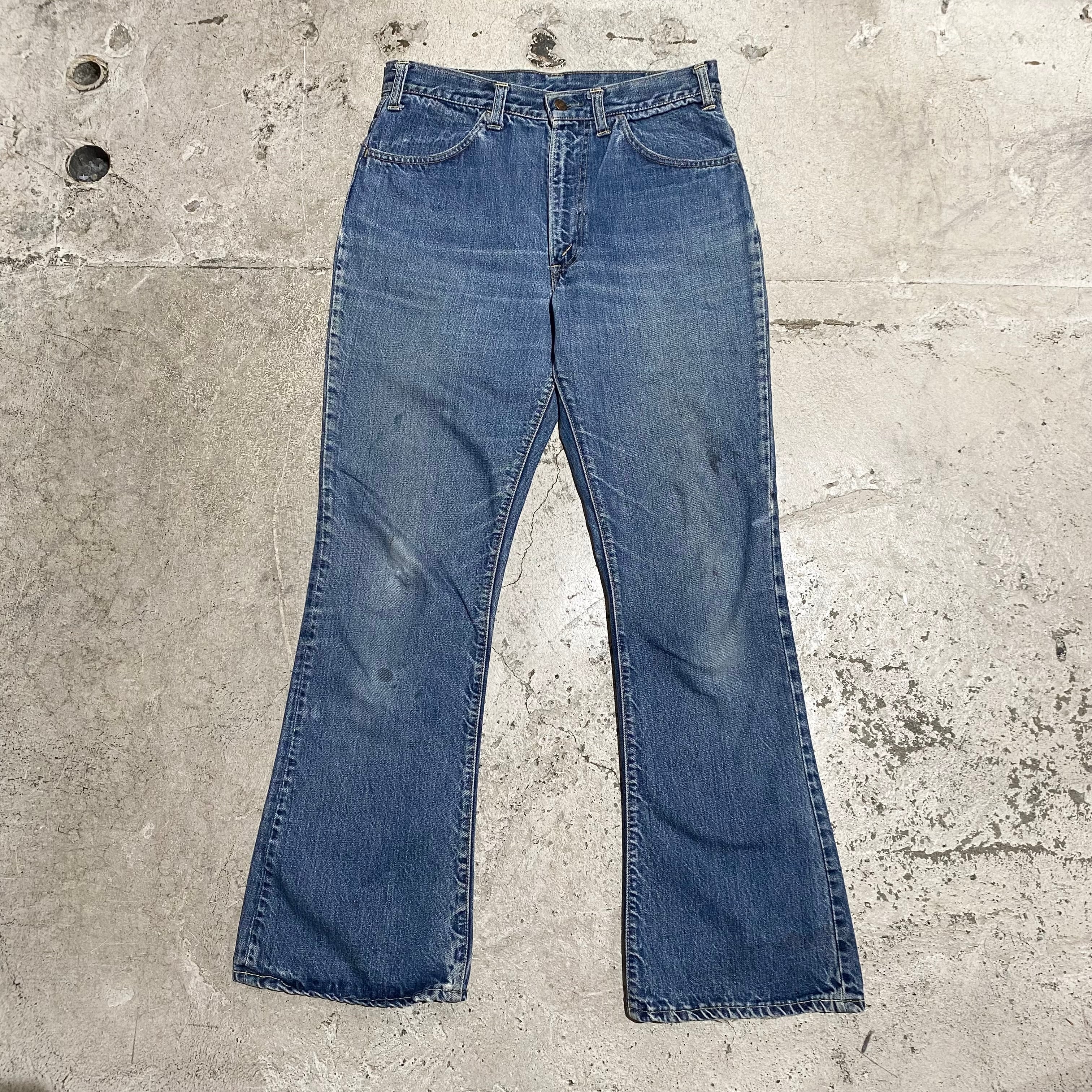 ビンテージ50sTownC70s Levi's 646 single flare denim pants - デニム