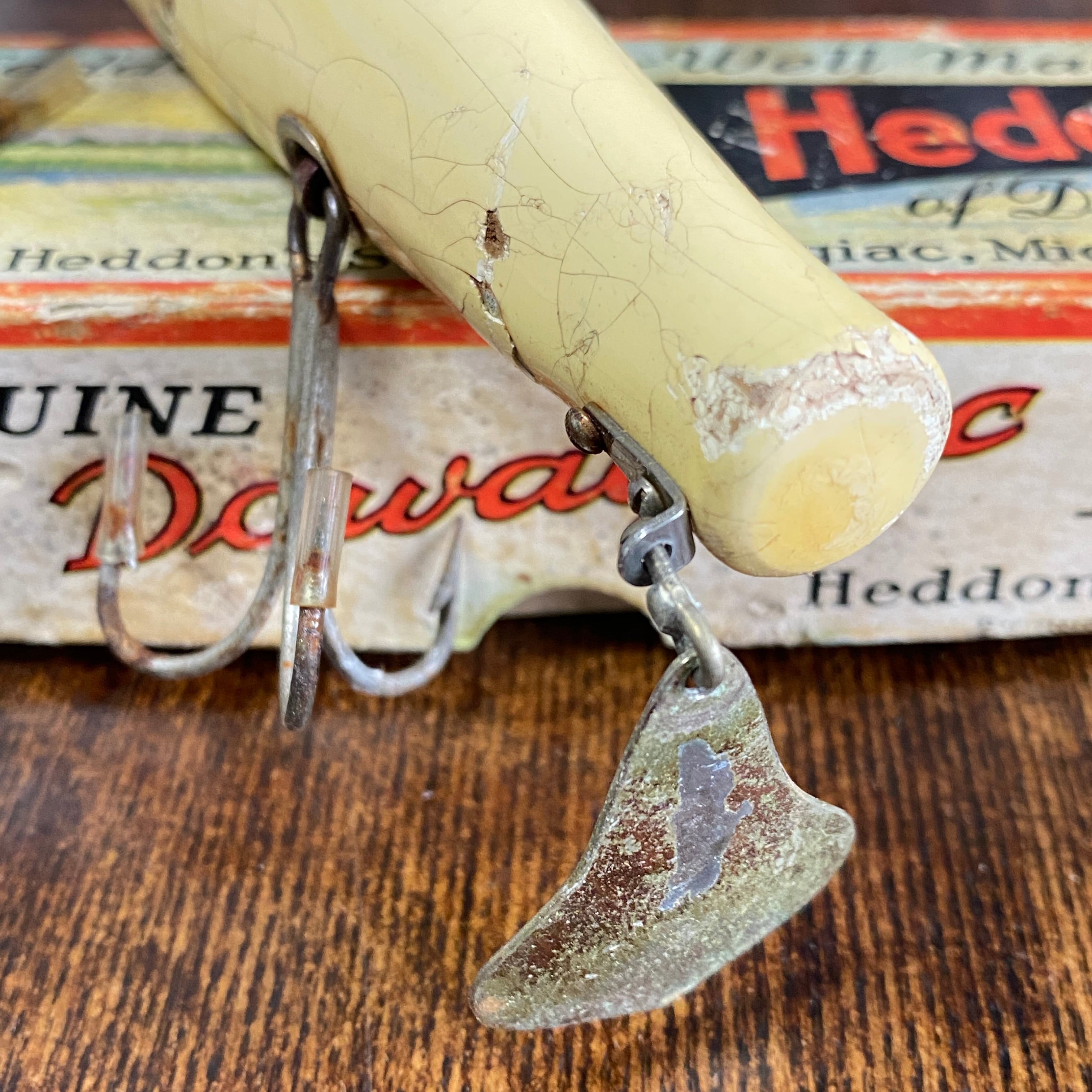 40s HEDDON Giant Flaptail 箱付 / オールドヘドン ジャイアント