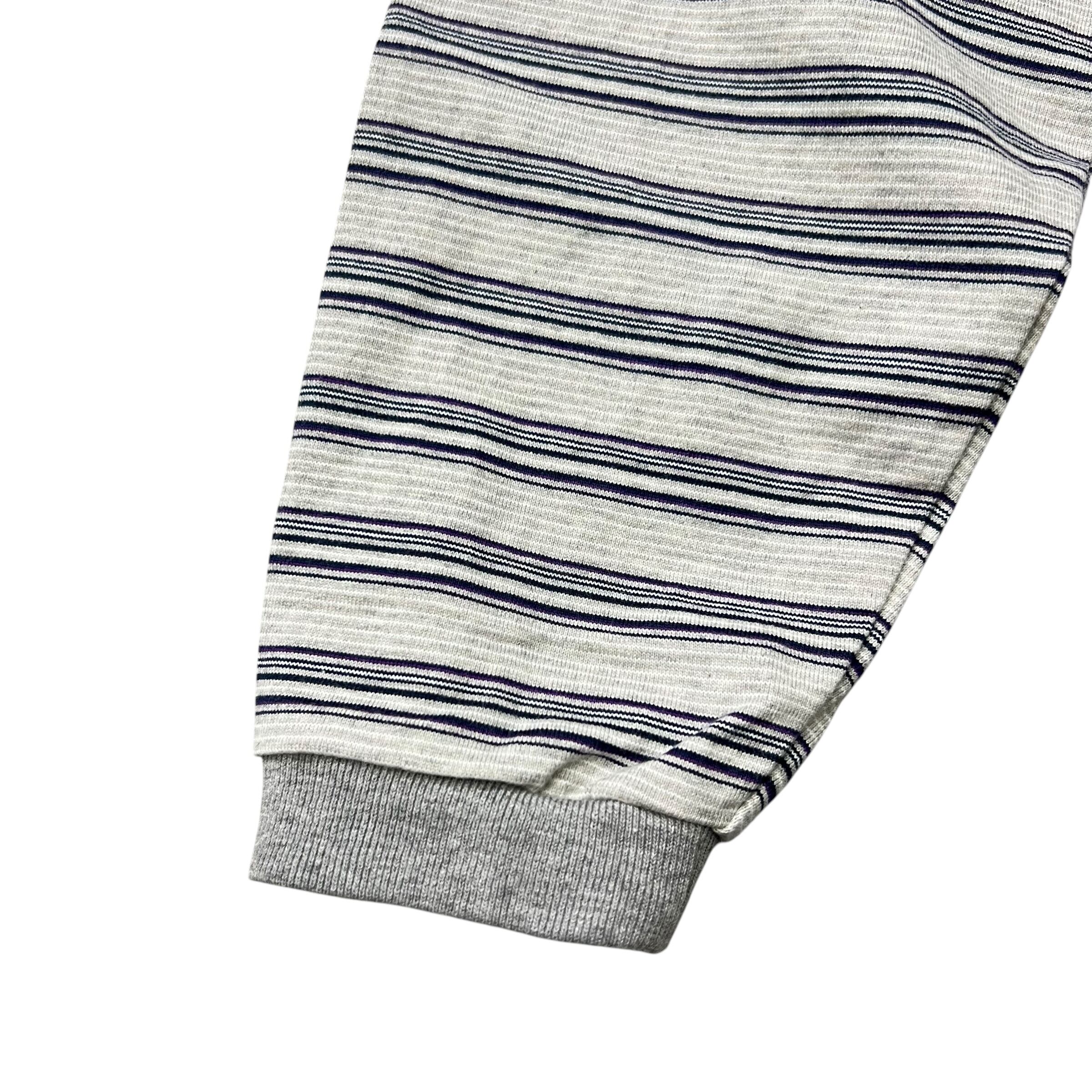 PWA / STRIPED PIPING L/S TEE CLOUD | THE NEWAGE CLUB