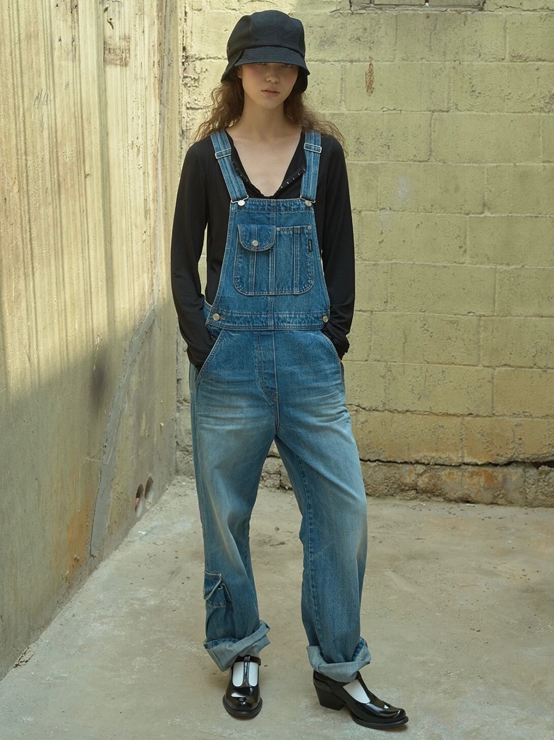 26SS】OPEN YY オープン ワイワイ / FLORAL HOOK HENLEY LONG SLEEVE