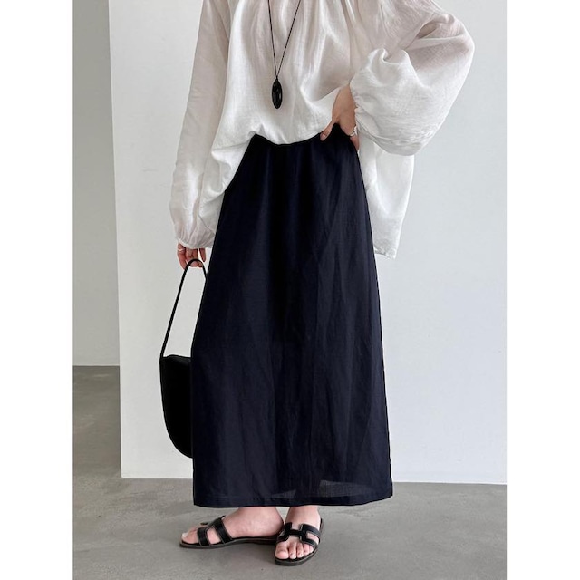 airy flow long skirt