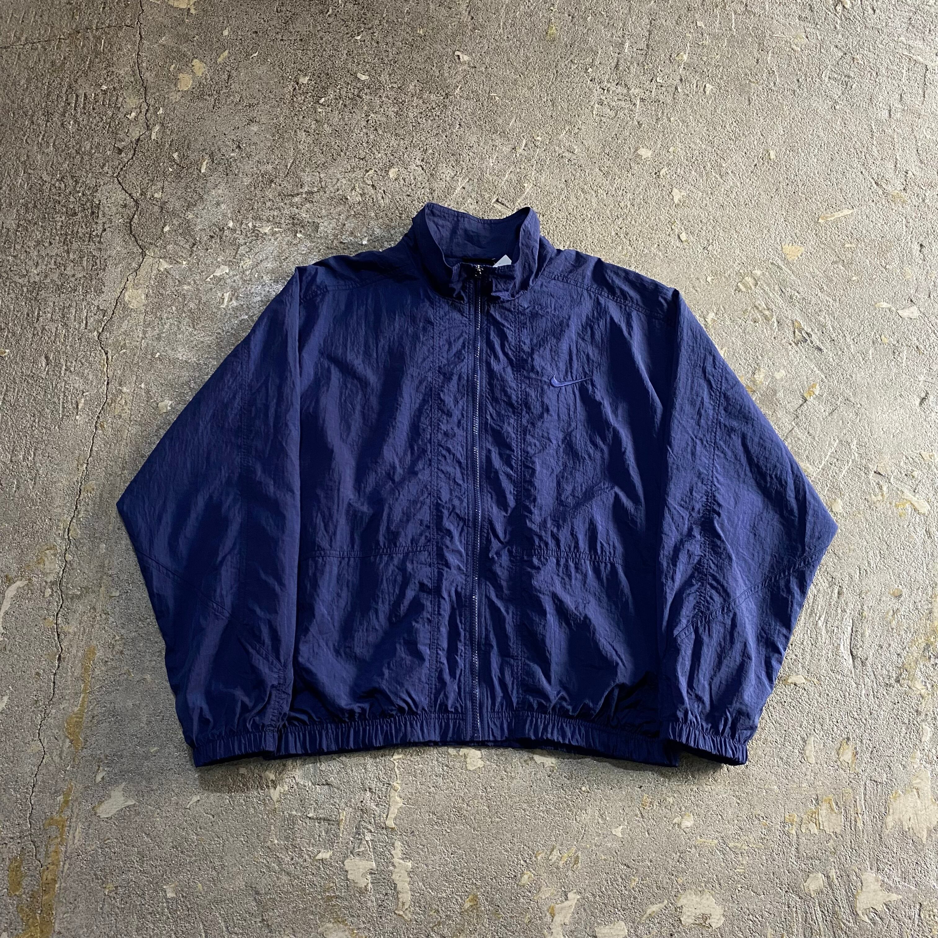 90s NIKE zip up nylon jacket【仙台店】