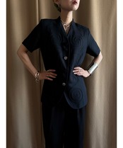 Louis Feraud summer black jacket-4836-8