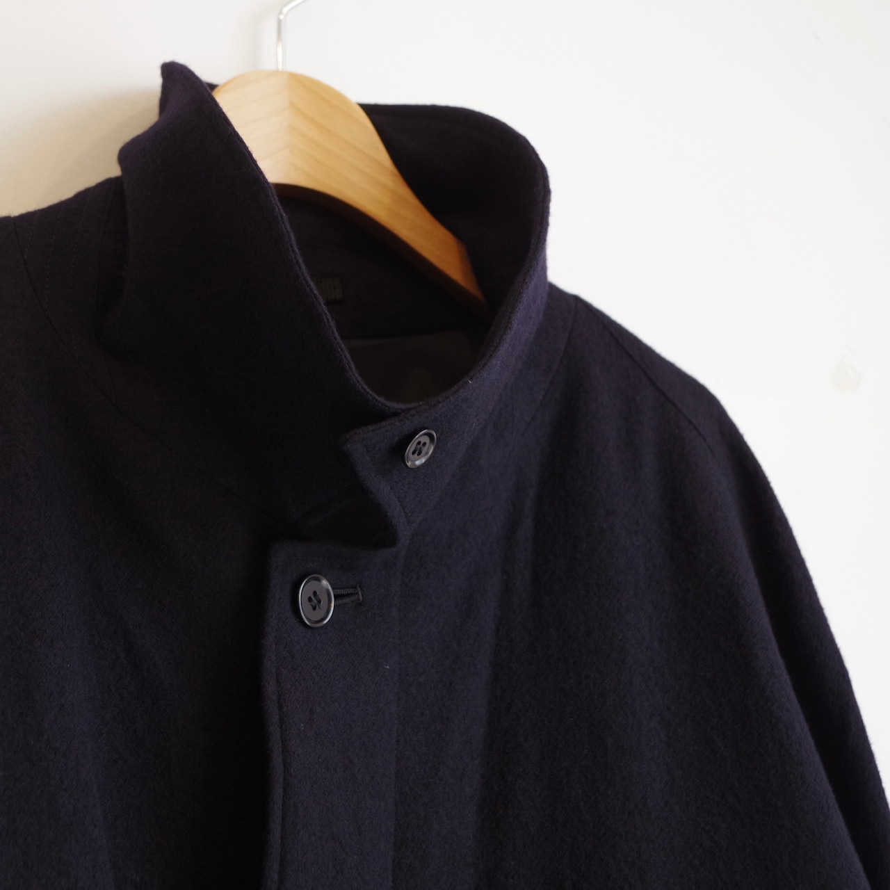 E R A. SHUKUJU WOOL AWAI COAT T003