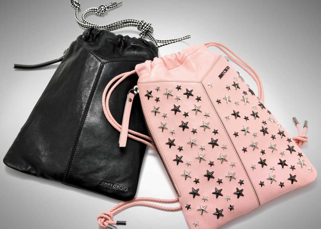 2019美品☆JIMMY CHOO ジミーチュウ MIKKO ミッコ 紐編みストラップ  