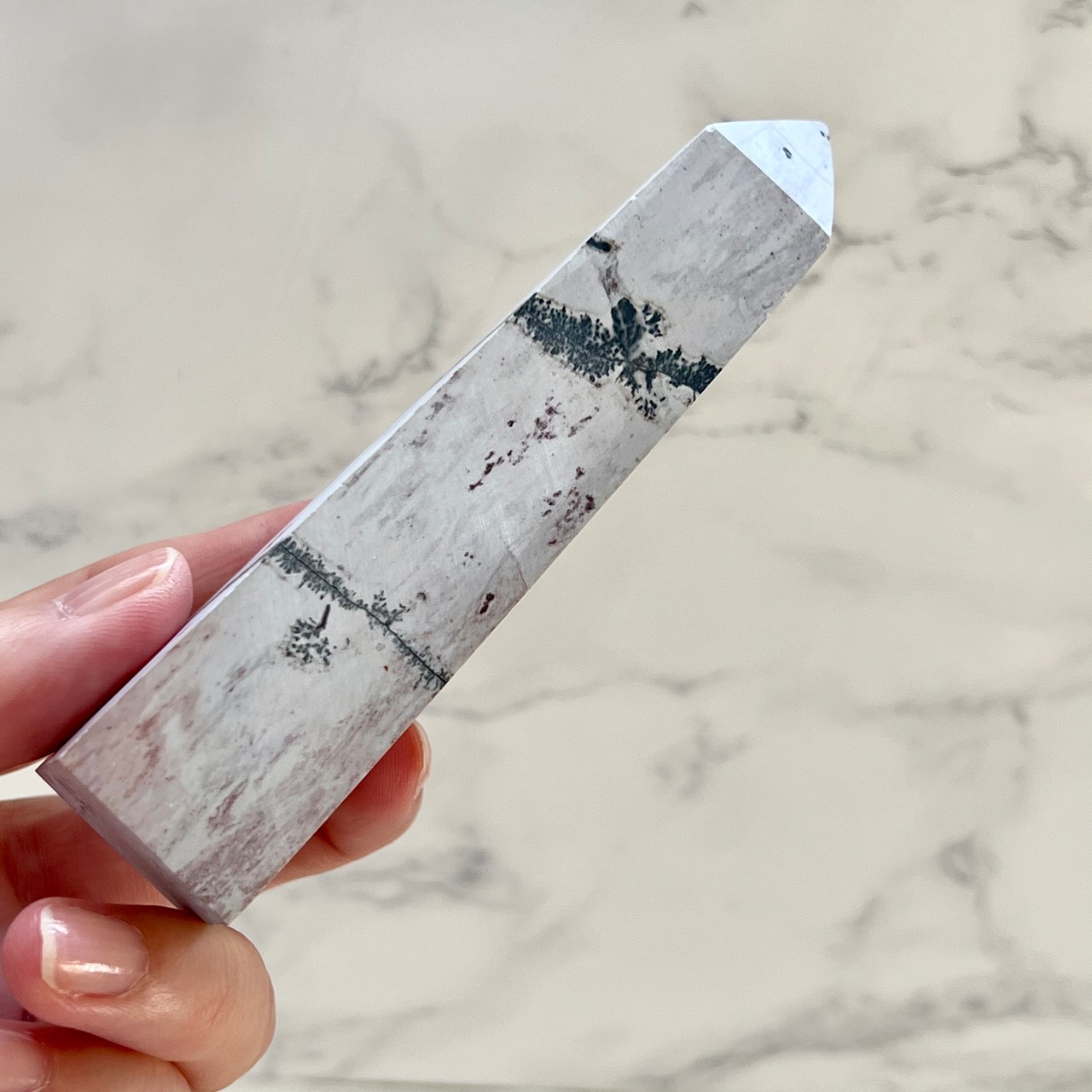 ピクチャーストーン1*デンドリティック*天然石ポイント*天然石インテリア*置き物