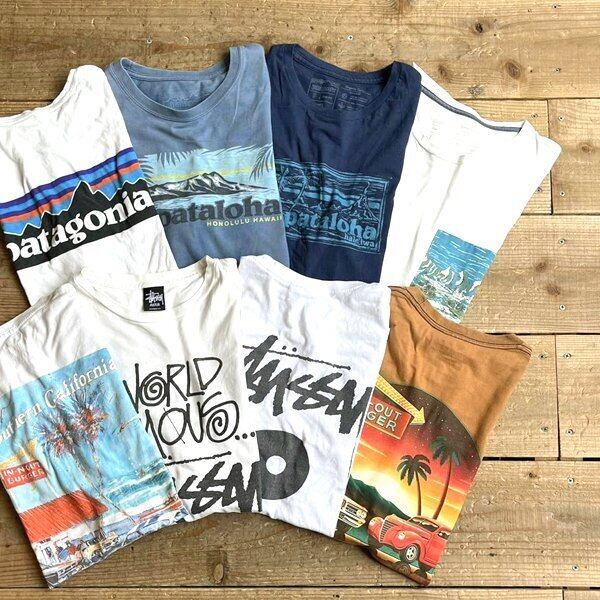 1点物◇ステューシーSTUSSY勾玉バックプリントTシャツ古着メンズ