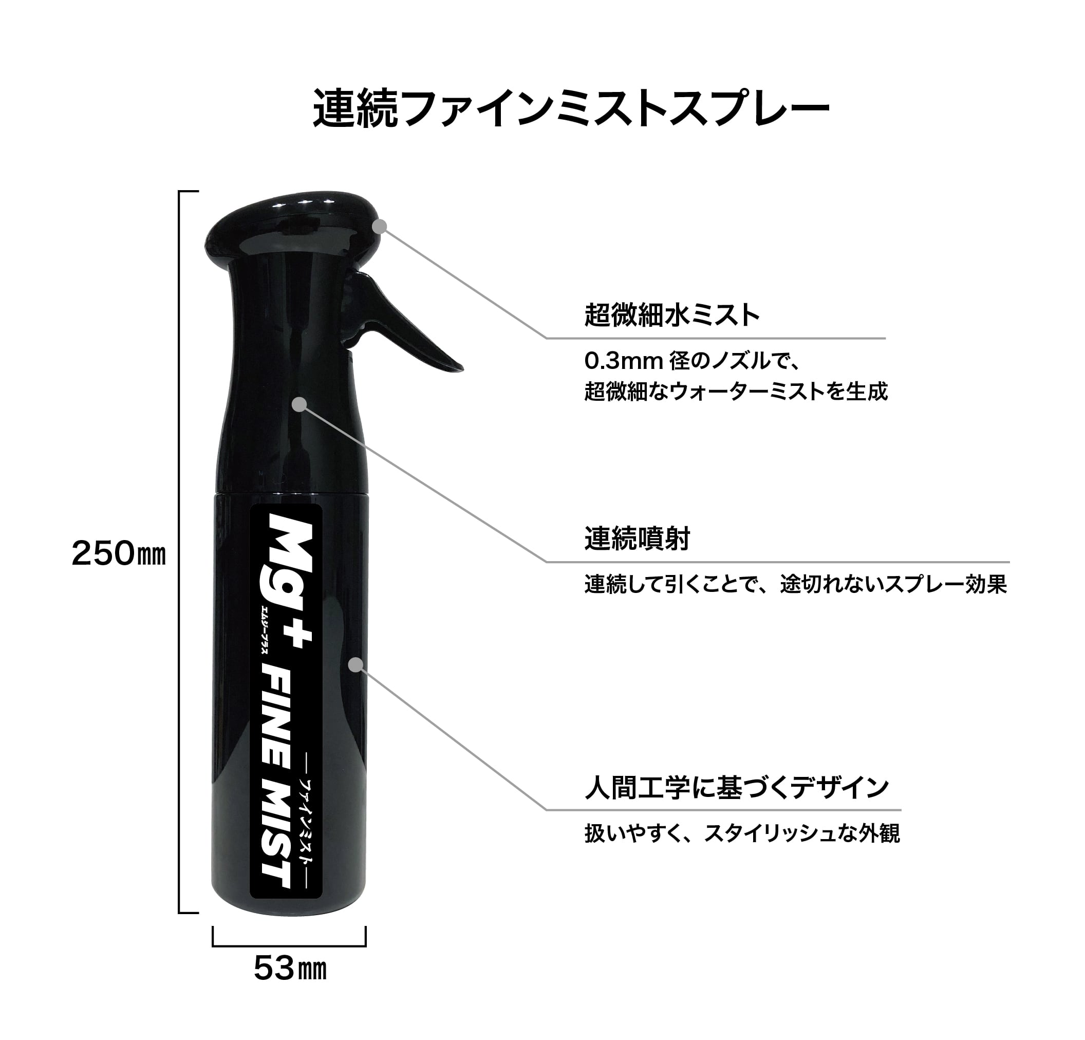 専用ミスト Mg＋ファインミスト スプレーセット | Mg＋シャワー