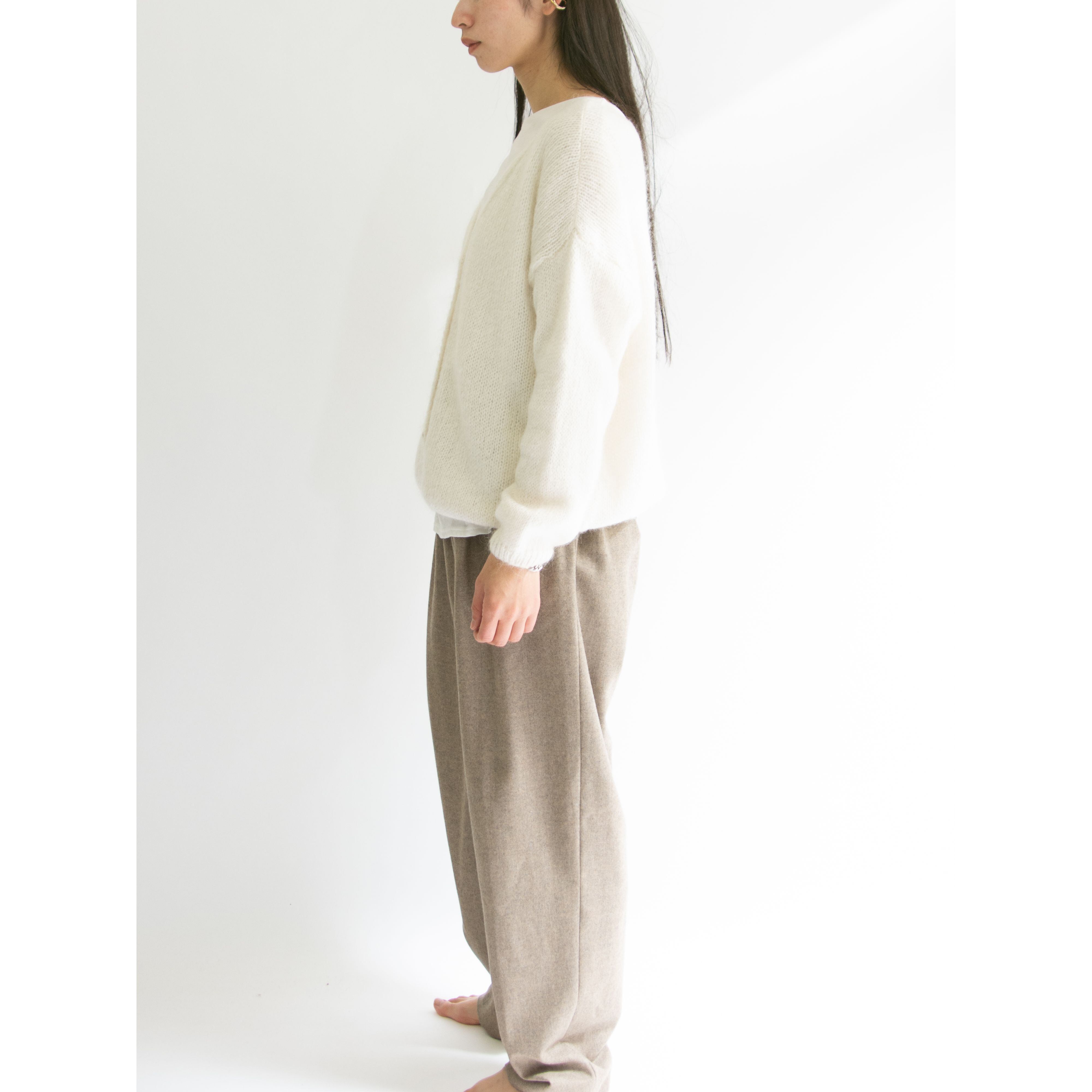 【Unknown Brand】Made in Italy Mohair-Polyamide-Acrylic Knit Cardigan（イタリア製 モヘヤナイロンアクリル ニットカーディガン）