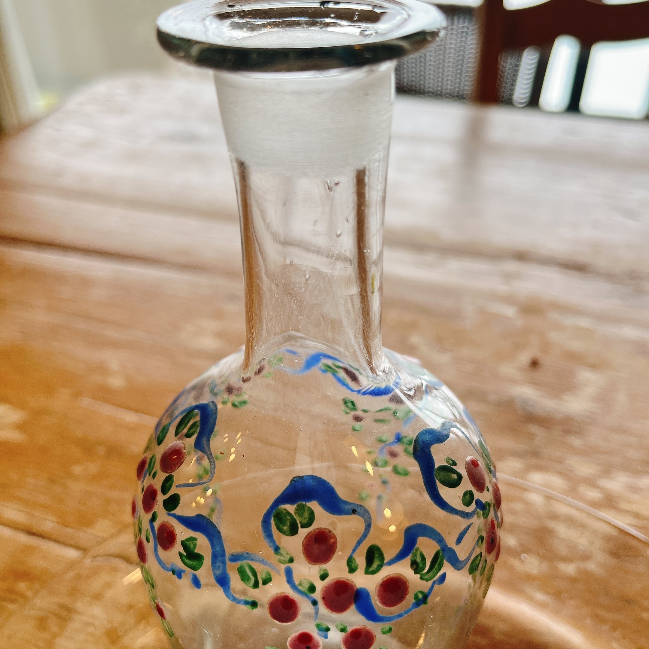 エナメル手描きの花柄が可愛いリキュールグラスSET | gc.brocante