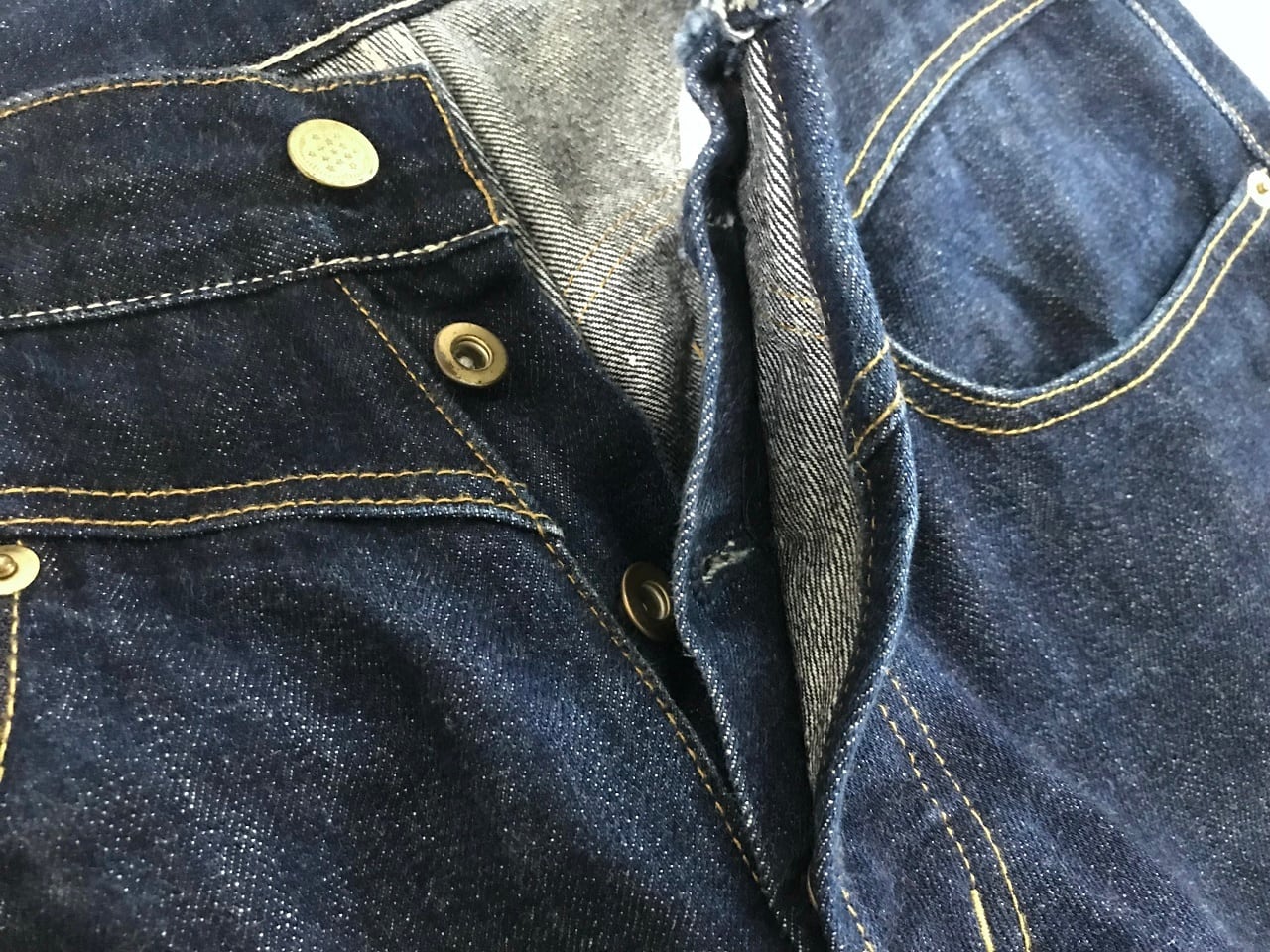 GANGSTERVILLE by GLAD HAND Thug Denim ”IRON CROSS” MADE IN JAPAN