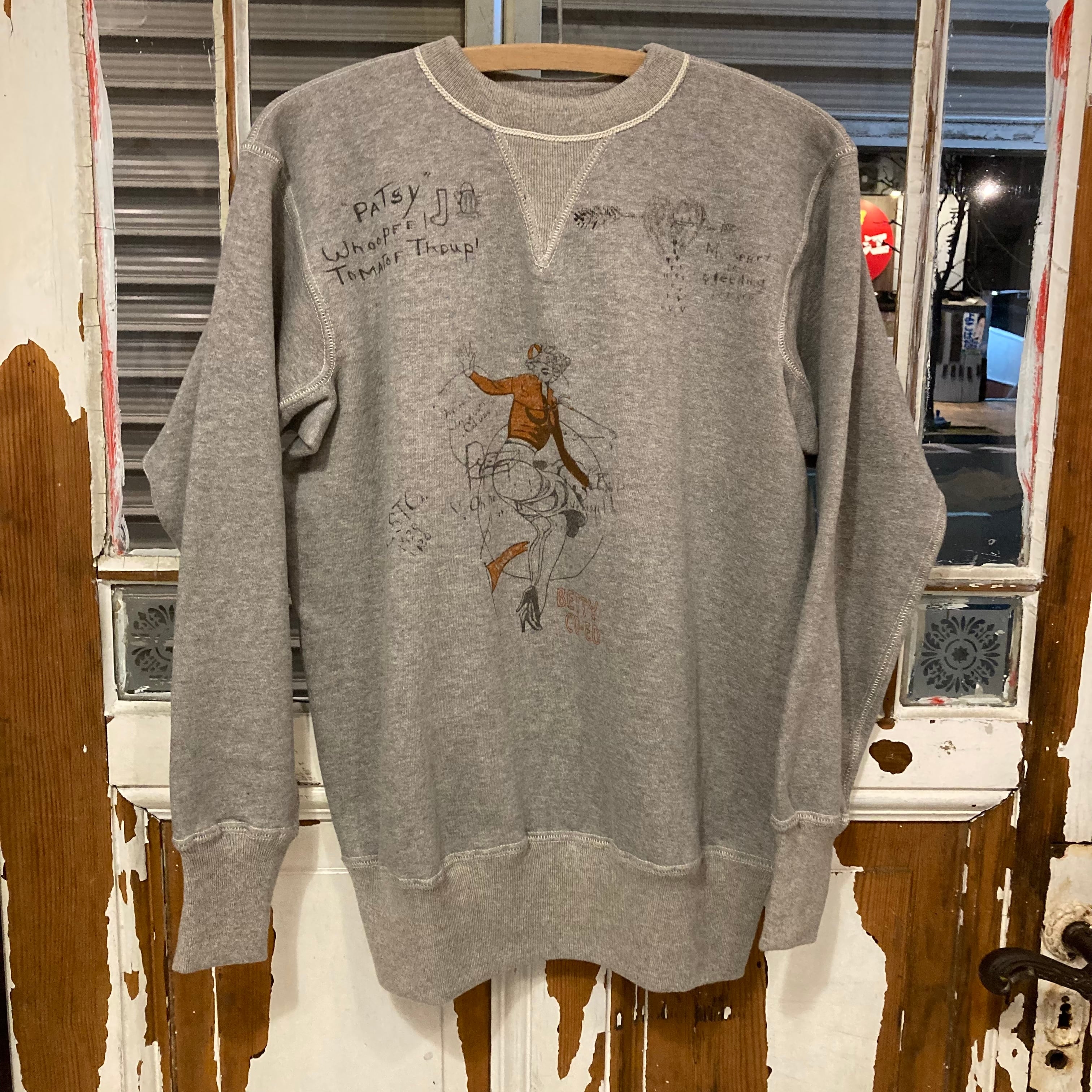 WAREHOUSE ウエアハウス 403 SWEAT PATSY 杢グレー | www.causus.be