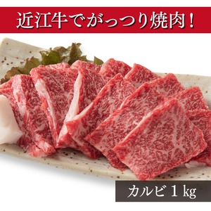 近江牛 焼肉用【カルビ 1kg（約5～6人前）】