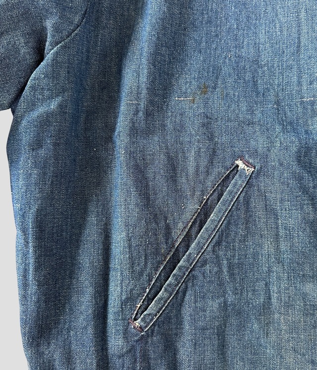 -Sears- Vintage 60-70s L Denim Work Jacket