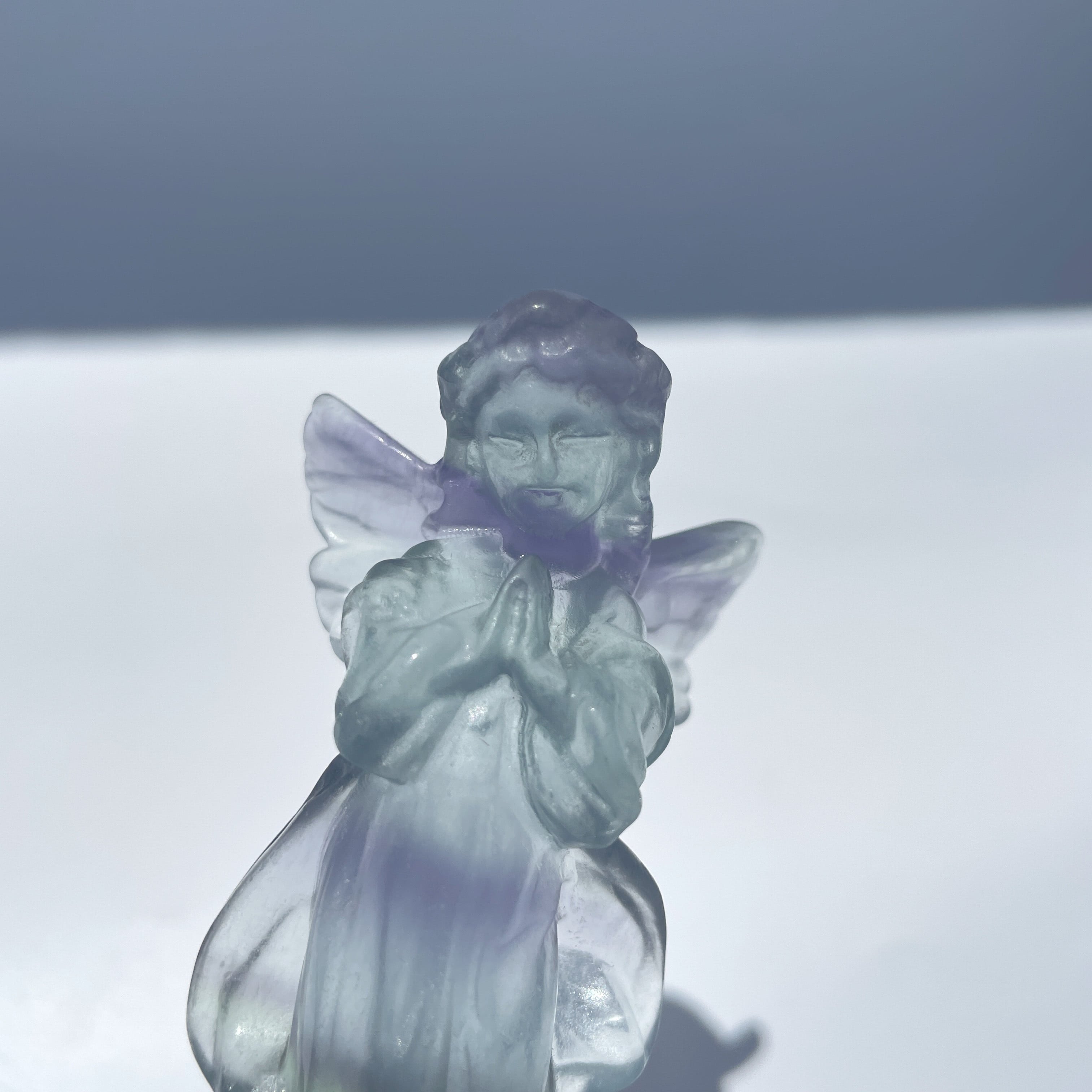 ブルーフローライトのスイートエンジェル03◇Fluorite Angel◇天然石