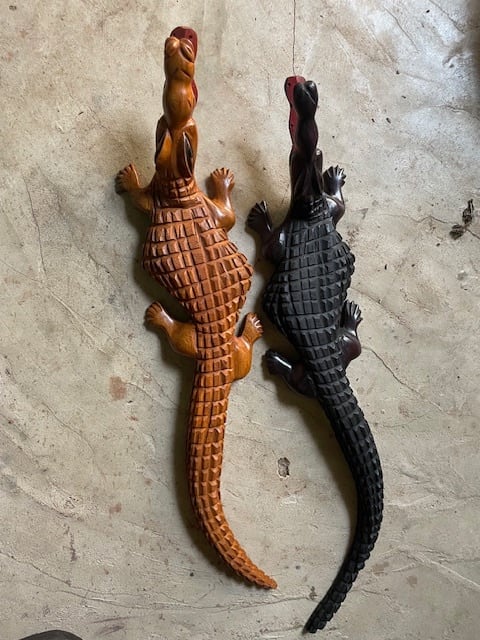 NEW【セネガル木彫り】ワニ -Senagal Wood Carving- | TERANGA SHOP