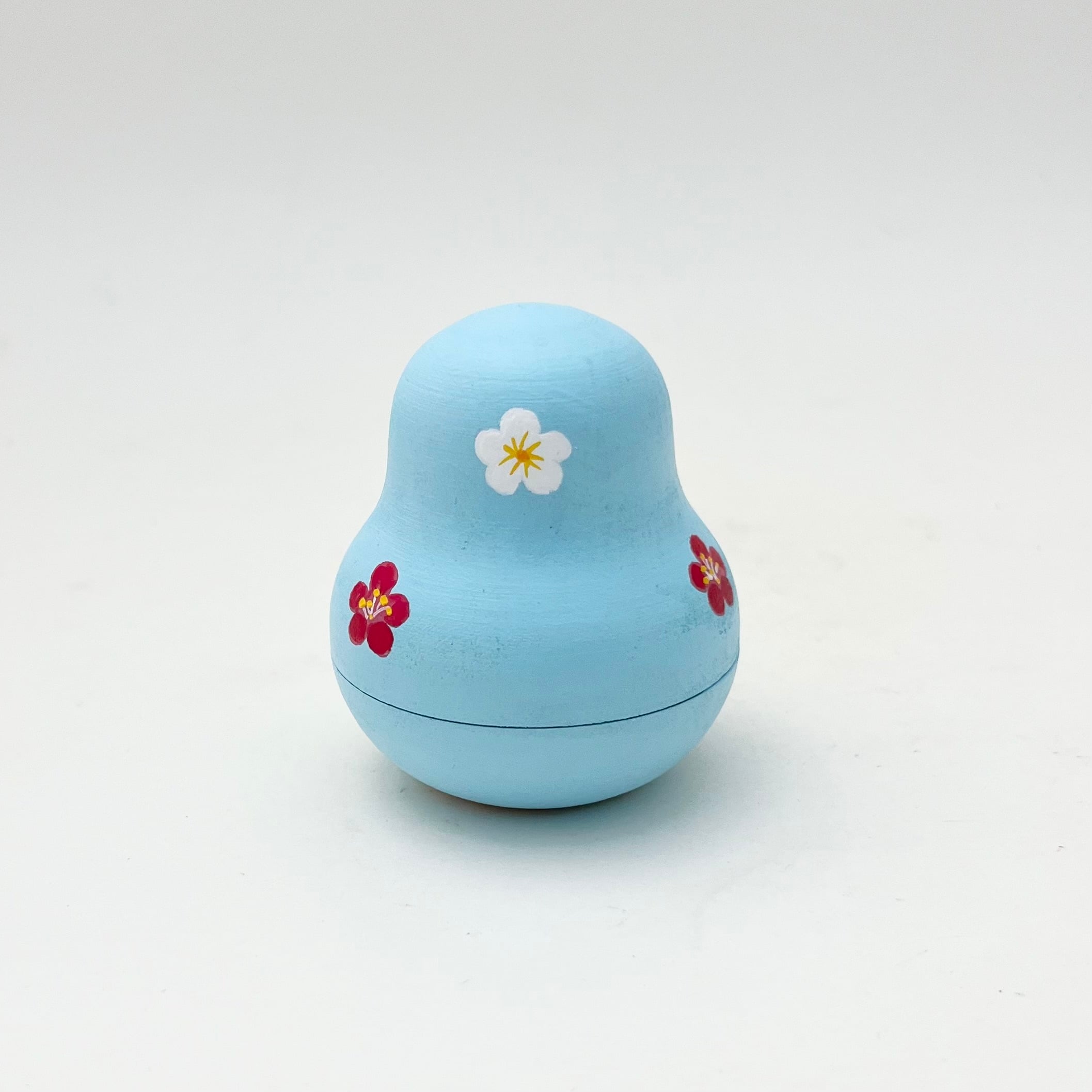 ミニ雛こけしペア(春色のケース入り)描彩/笹原綾工人