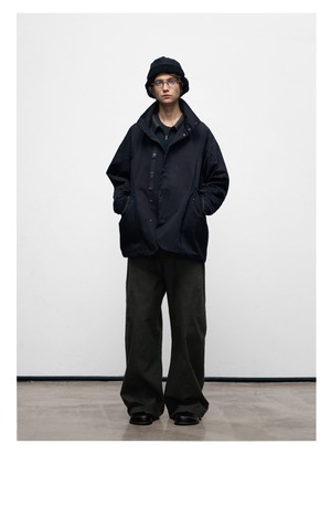 DECESOLO 25AW ウォッシュストレート ルーズパンツ