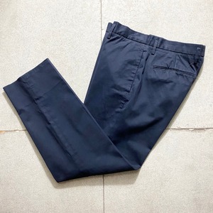 JIL SANDER navy stretch pants