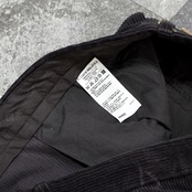 dark brown 2 tuck corduroy pants