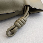 ロエベ フラメンコ クラッチ ミディアム カーキ ショルダーバッグ