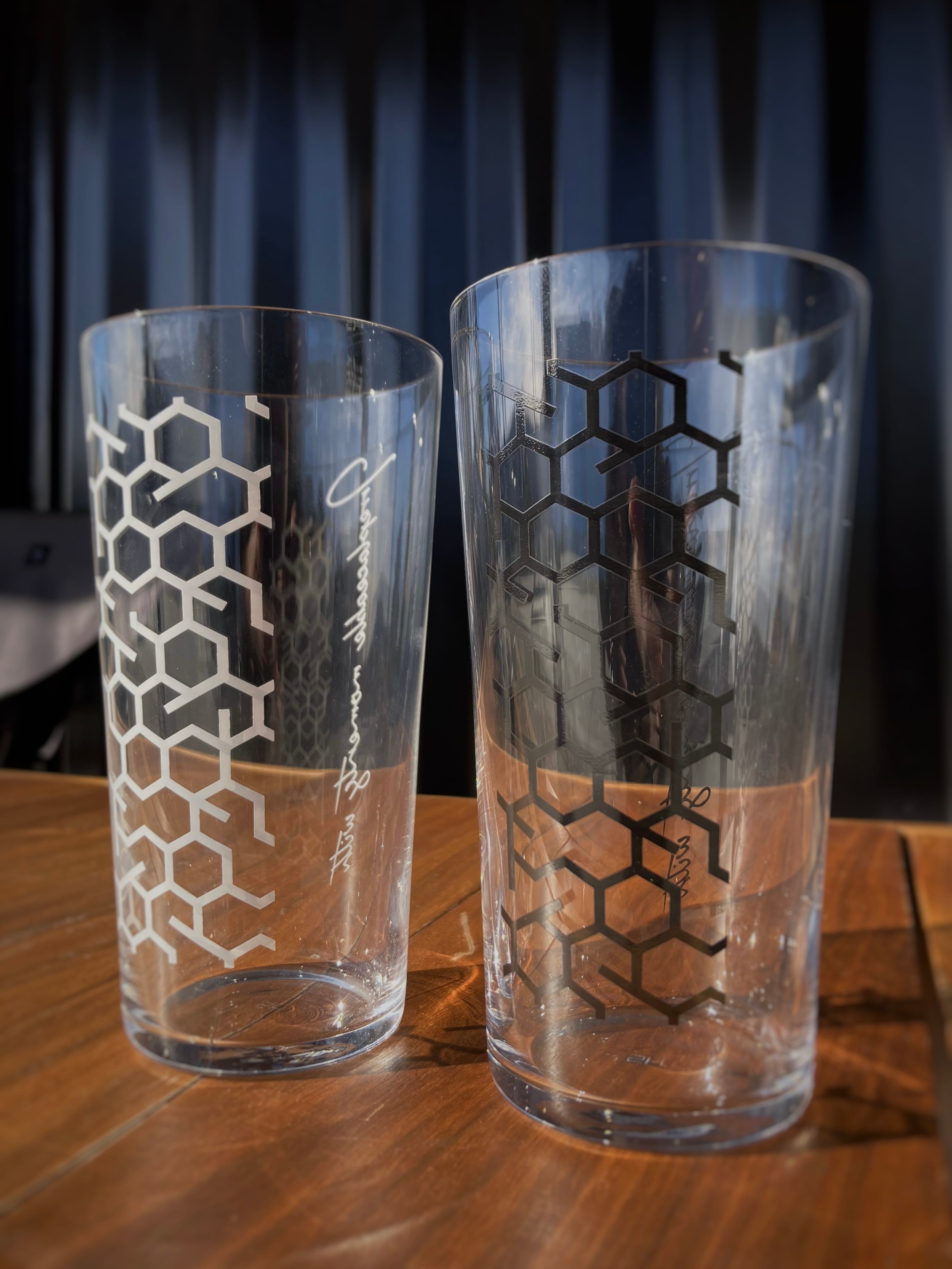XWAG PRODUCTS】「X-GLASS 370ml」（BLACK print・WHITE print