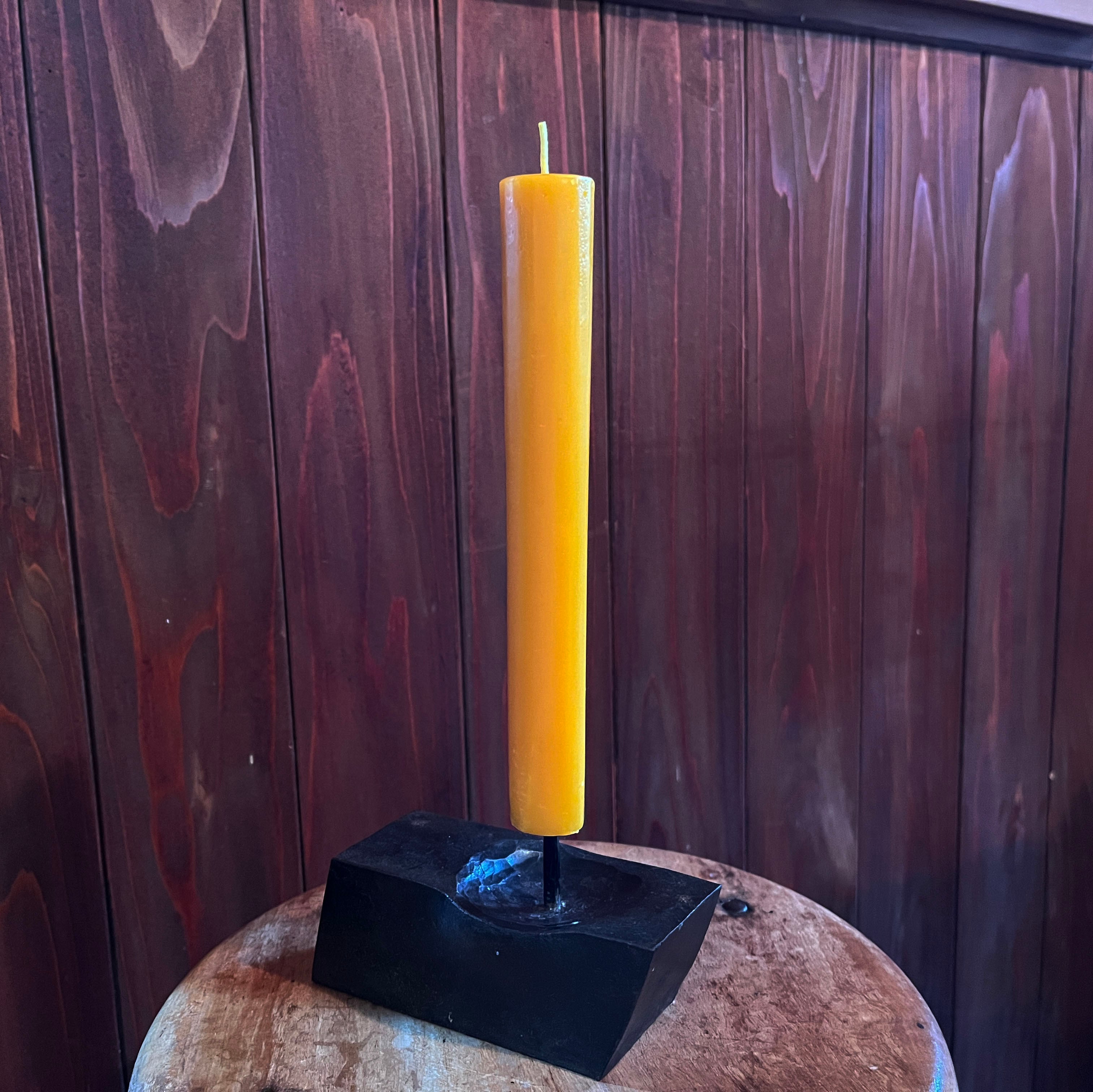 J-200 和形 20cm 上部直径28mm かんな削り 蜜ろうそく | 蜜蝋工房