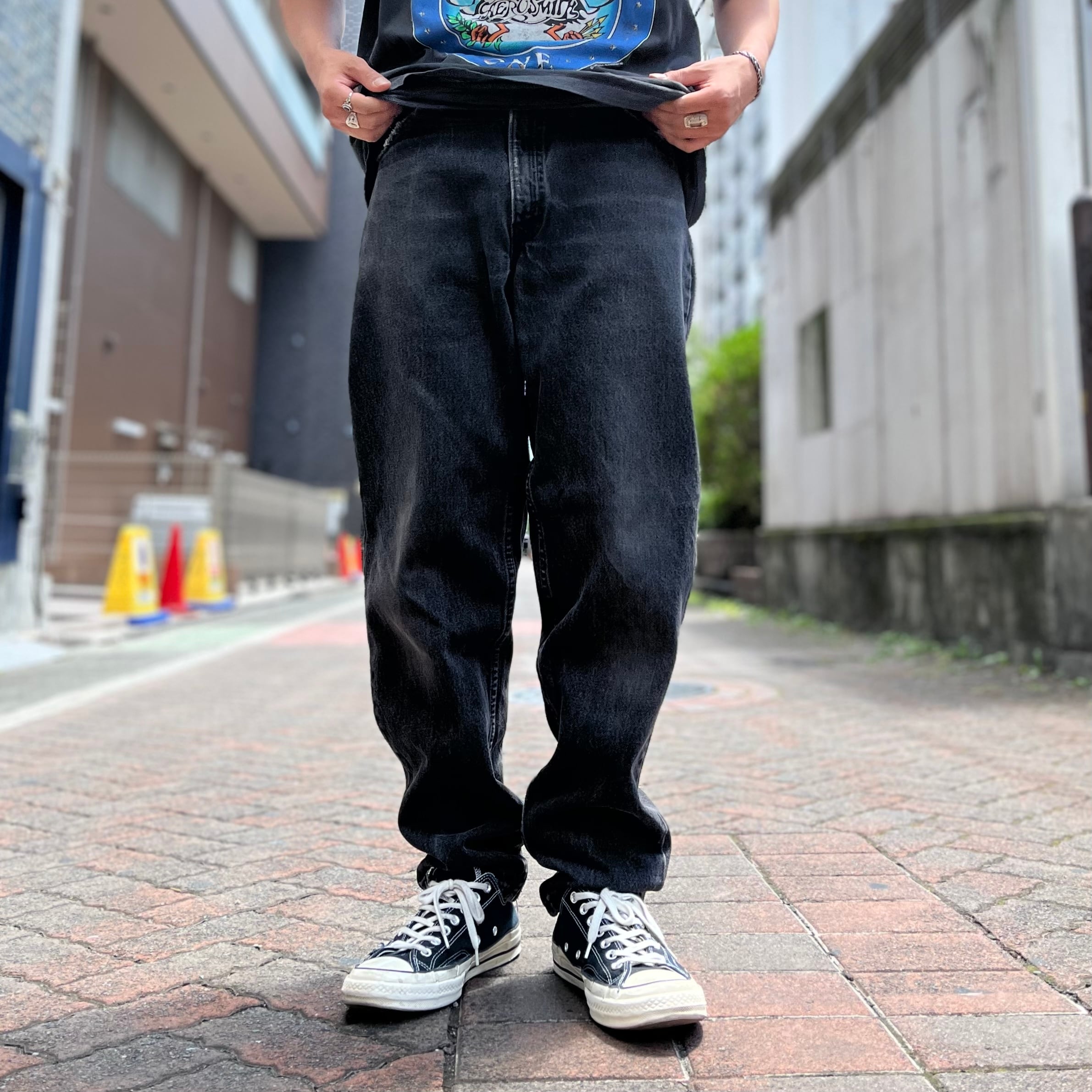 USA製 90年代 size : W33×L30【 Levi's 】リーバイス 550 ブラック