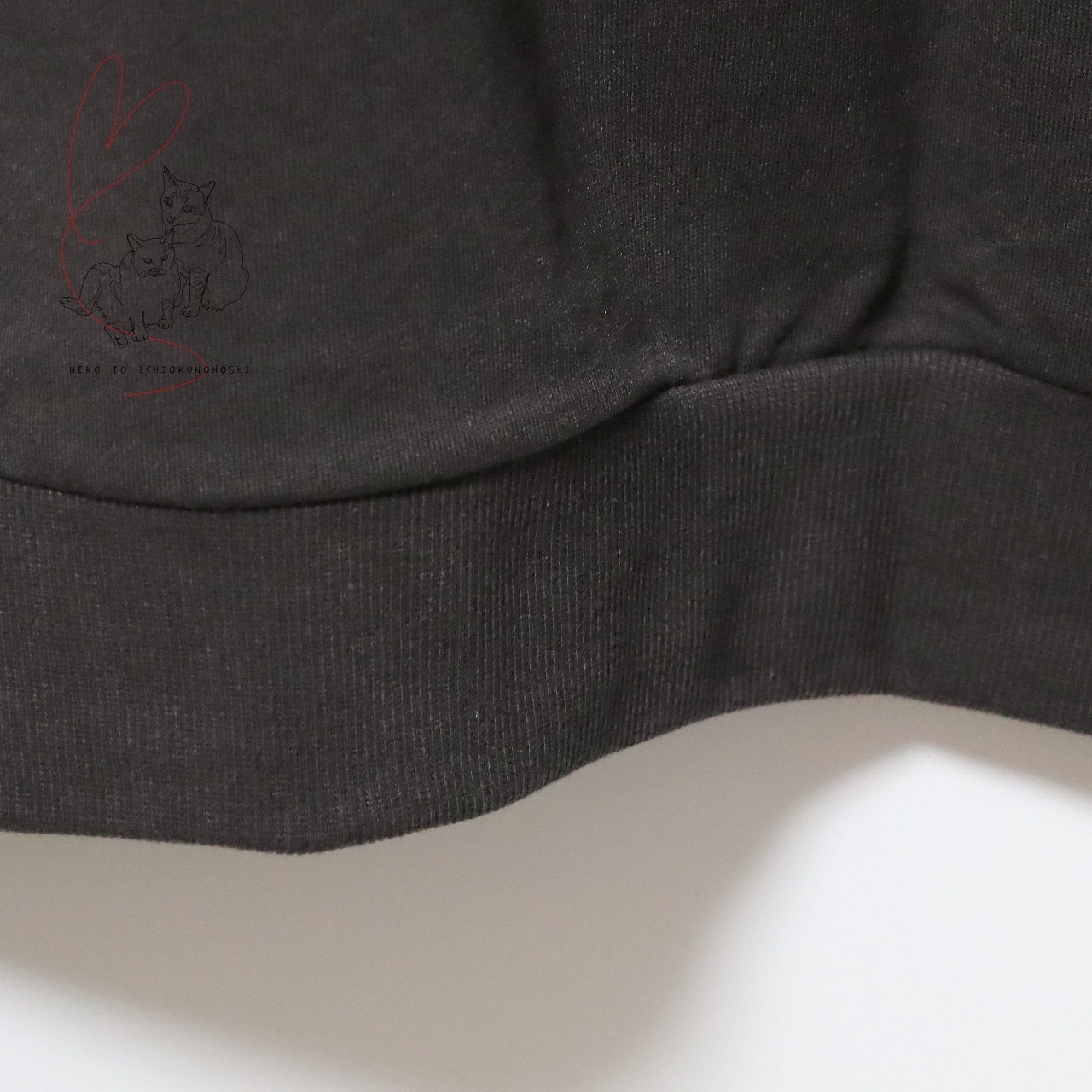 DOG刺繍スウェット 【POWER TO THE PEOPLE -VINTAGE-】トレーナー チャコール