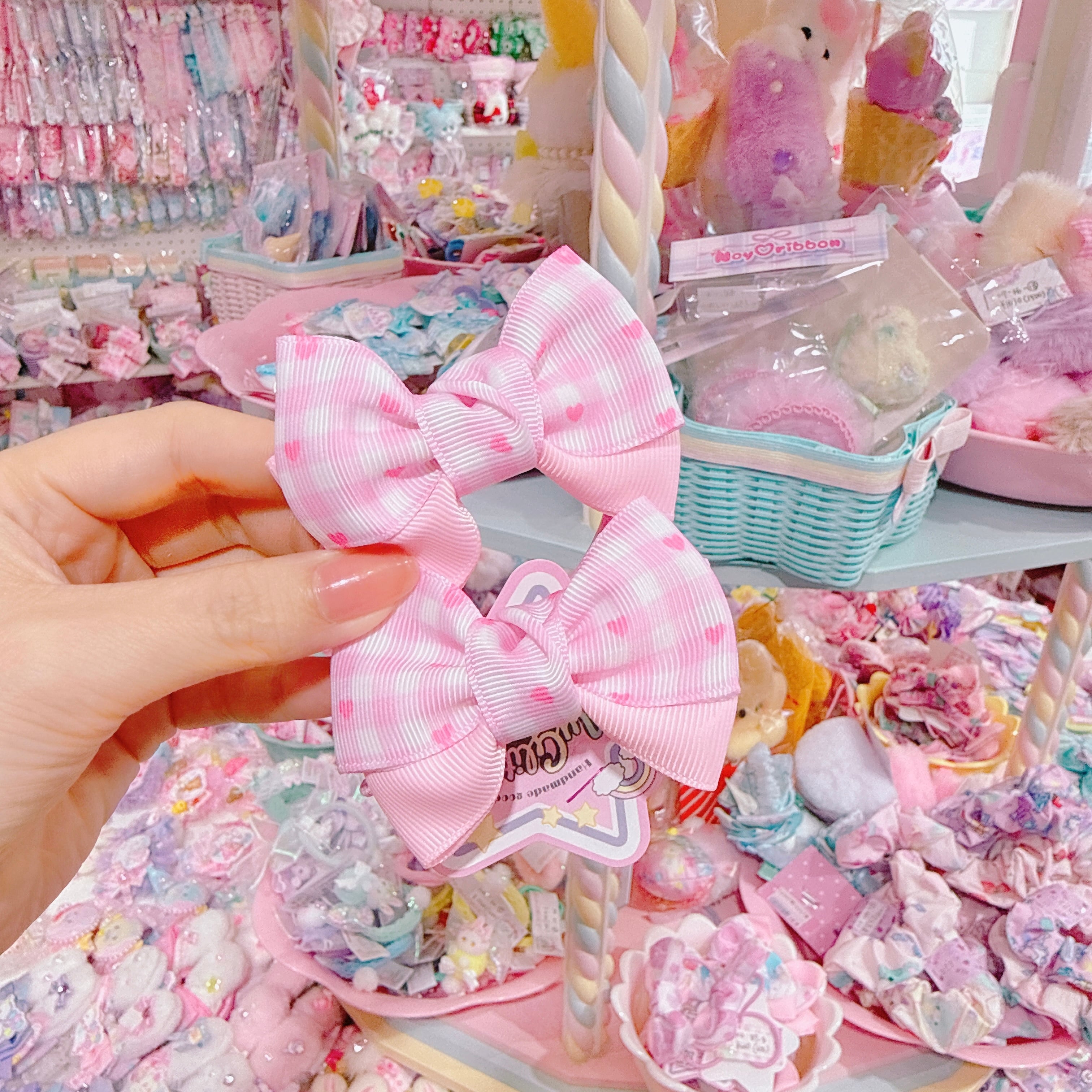 【K6】87-6シンプルツインヘアゴム