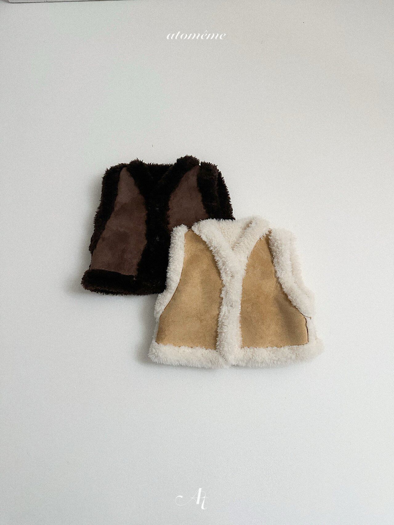 予約⌇atomeme/ Reversible mustang vest