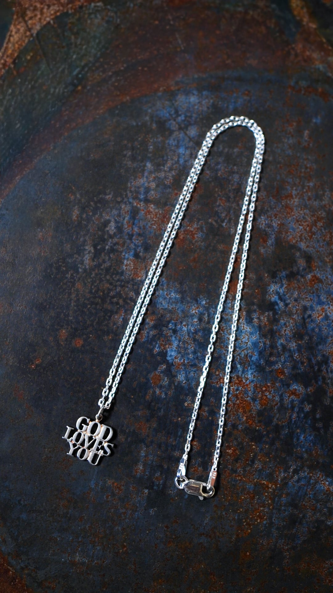 1970s】TIFFANY&Co. ティファニー GOD LOVES YOU ネックレス チャーム