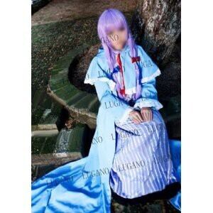 K2113 東方project 紅魔城伝説 パチュリー・ノーレッジ 風 コスプレ