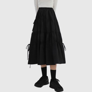 [CLOSECLIP] DELI SHIRRING SKIRT black 正規品 韓国 ブランド スカート re20020506 (nb)