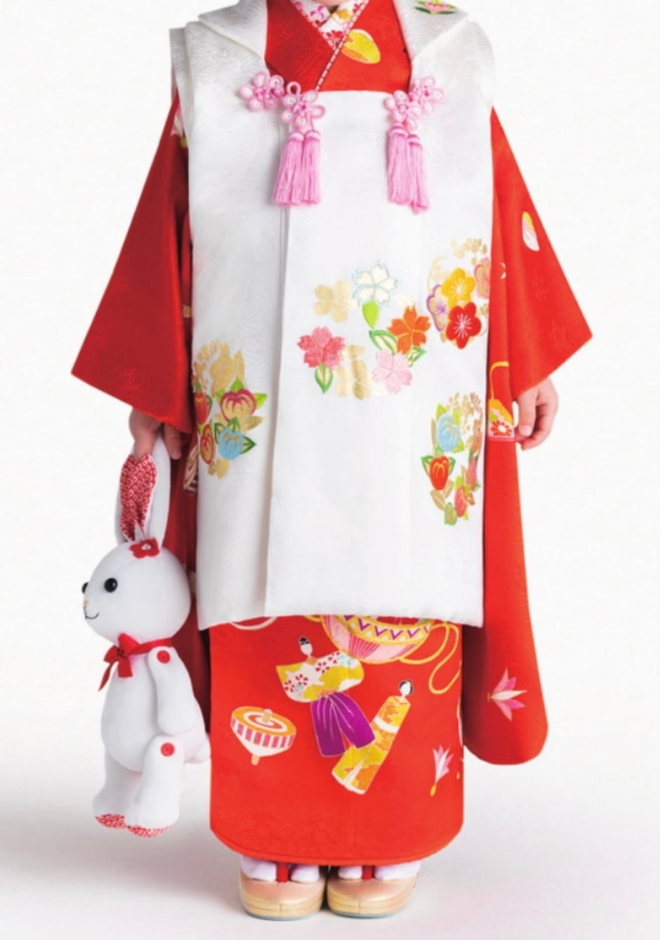七五三 お子様用ぬいぐるみバッグ うさぎ 全3色 | 絞彩苑種田