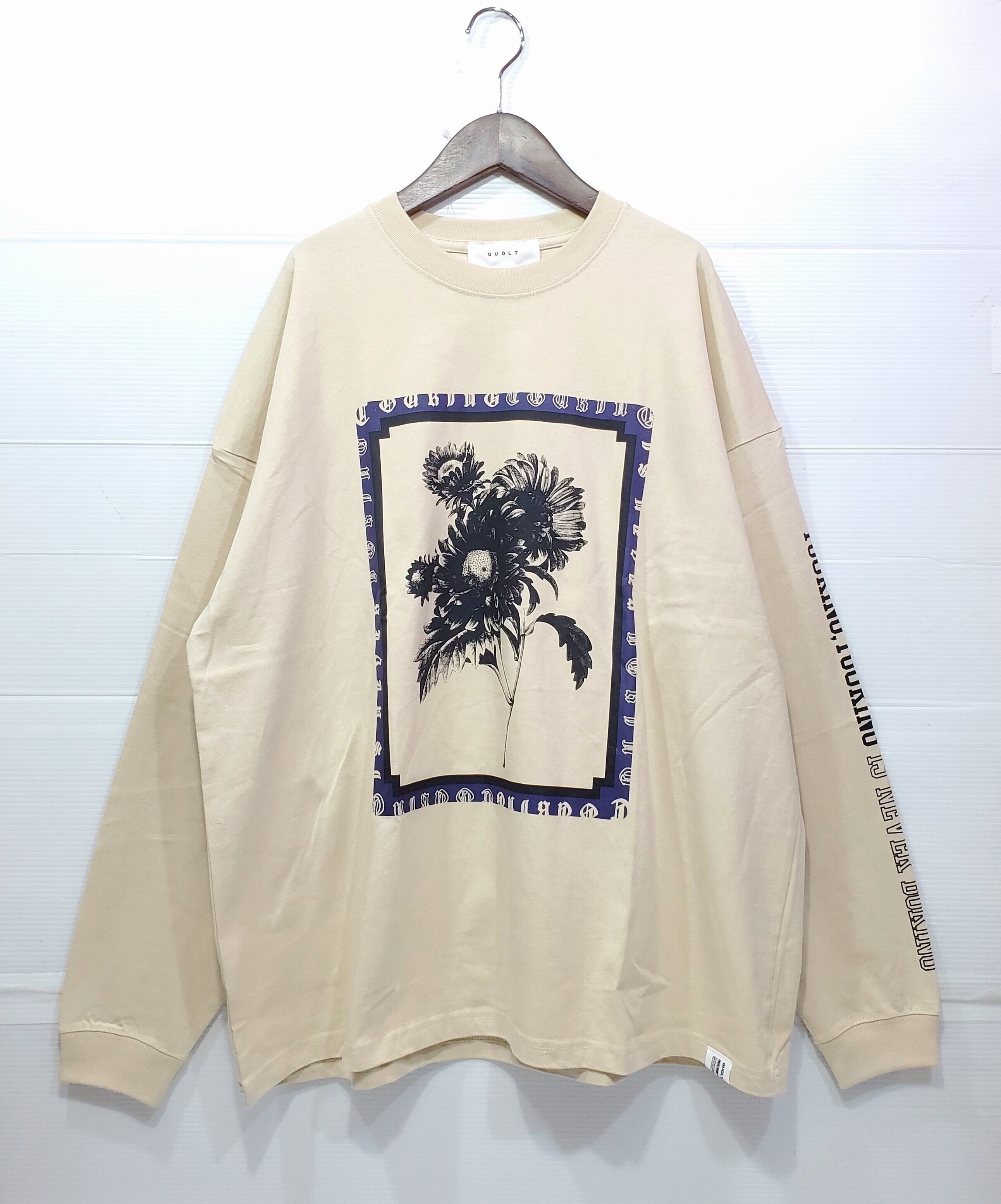 QUOLT FRAME WIDE ロンT（クリーム）