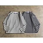 ARMEN(アーメン) REGULAR STRIPE L/SL DROP SHOULDER BASQUE SHIRT