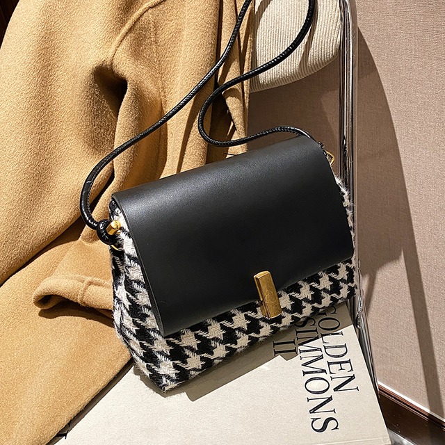 オータムウィンター 秋物 冬物 スクウェア メッセンジャーバッグ 手作りハンドバック44218051680