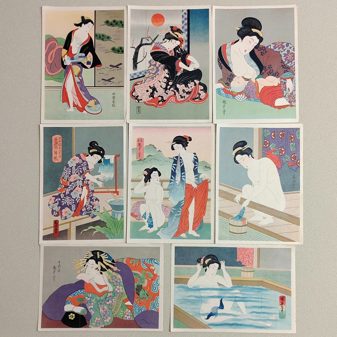 浮世絵・春画『表情美十姿・第一集』『浮世絵から見た表情美・第五集 