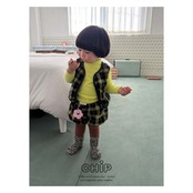 【取寄】CHIP チェックかぼちゃブルマ|冬服|韓国子供服