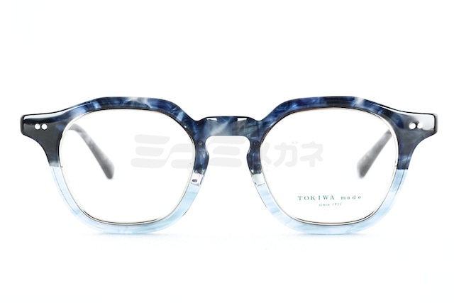 TOKIWA メガネ T-1980 Col.BLD ヘキサゴン 多角形 インナーメタル トキワ 鯖江 日本製 正規品-2枚目