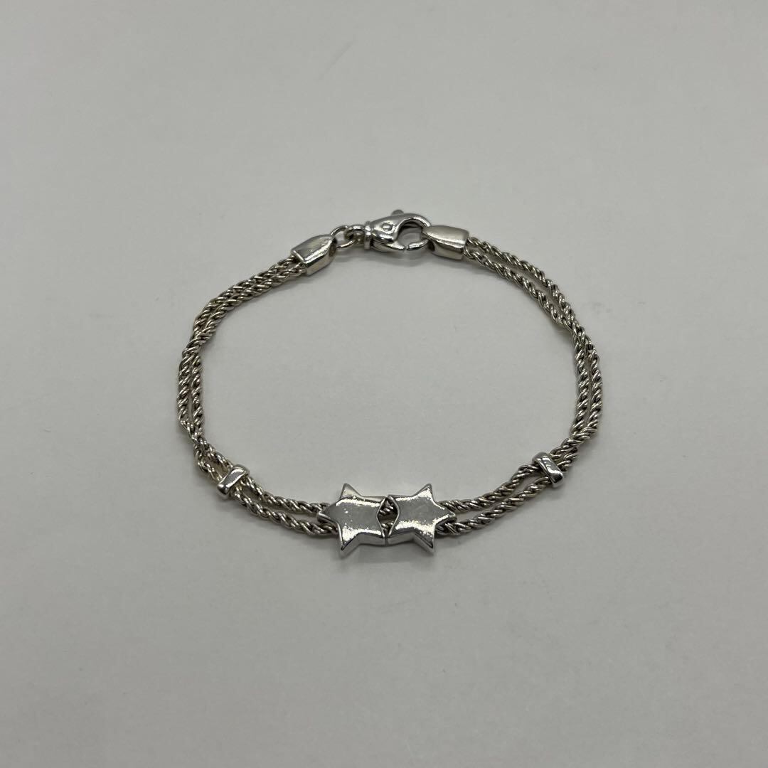 ティファニー TIFFANY ダブルロープ ダブルスター ブレスレット SV