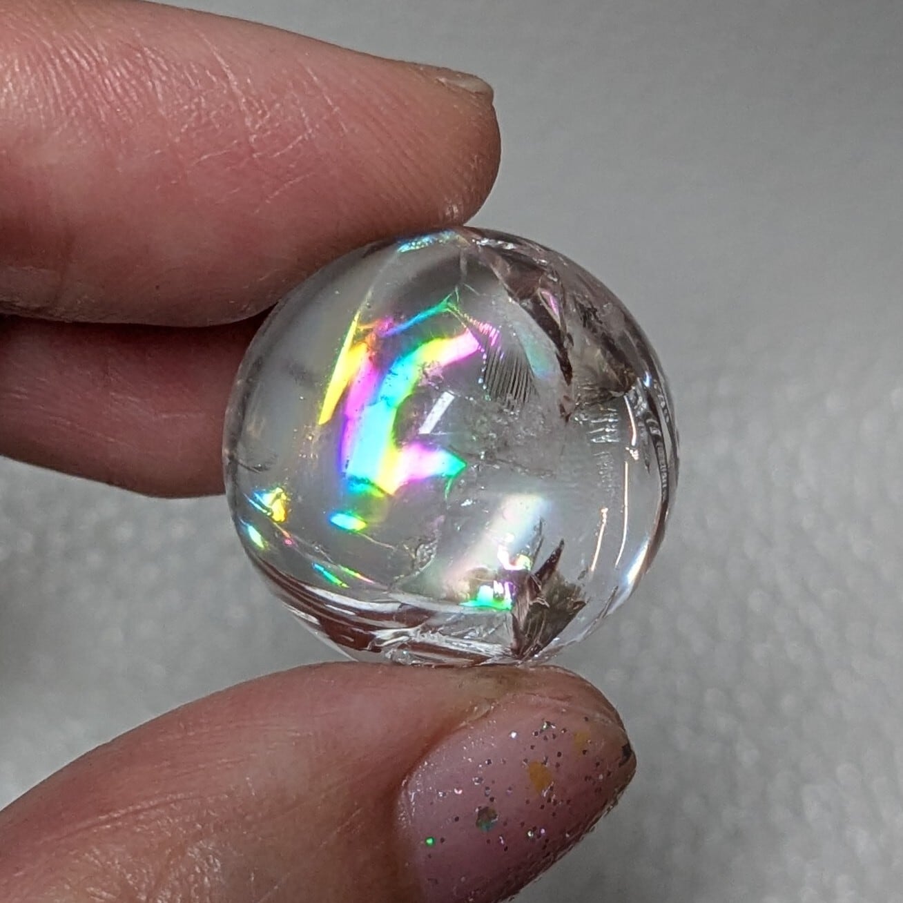 ハート型の水晶（虹入り） | Pay ID