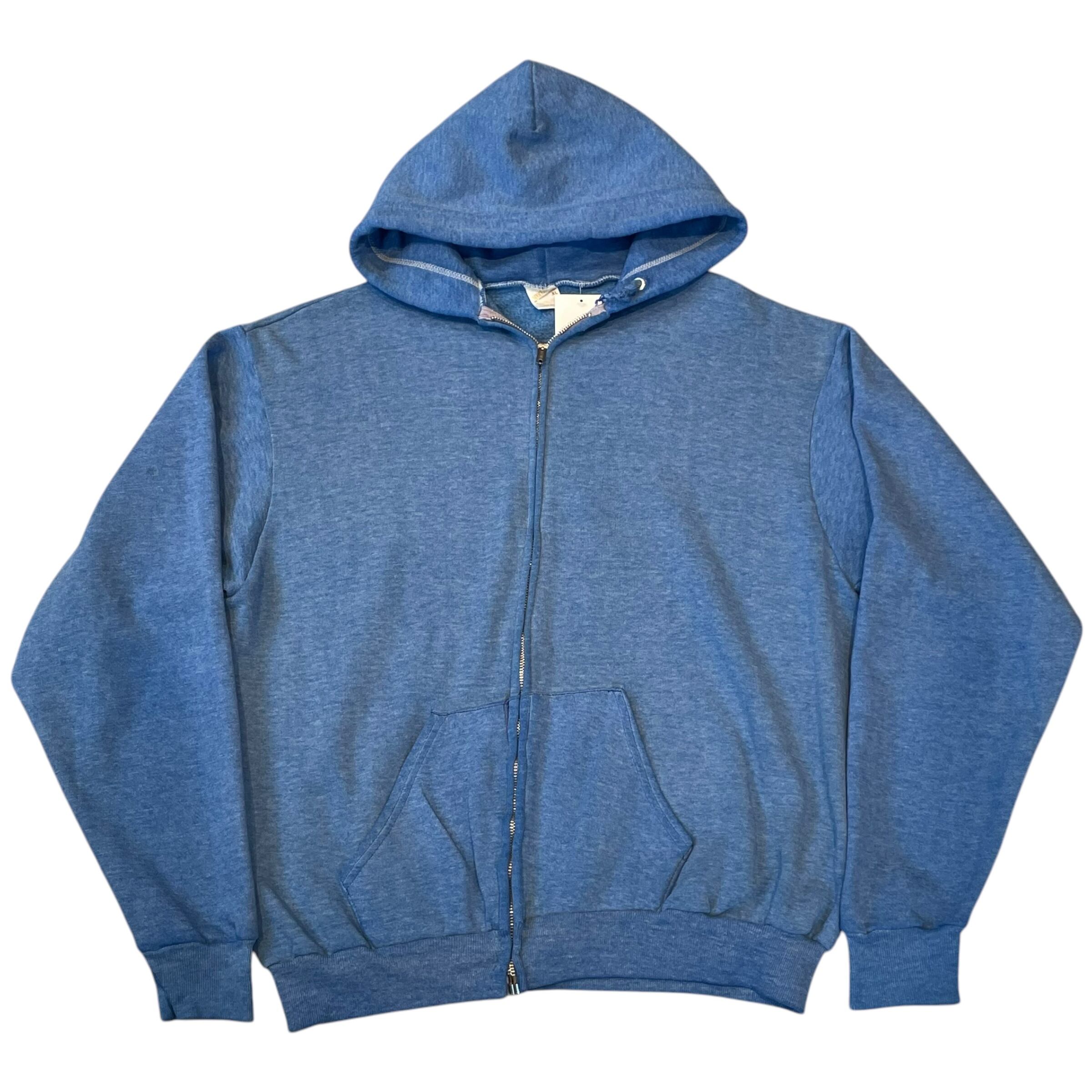 70s Sportswear "Fade blue" full zip hoodie