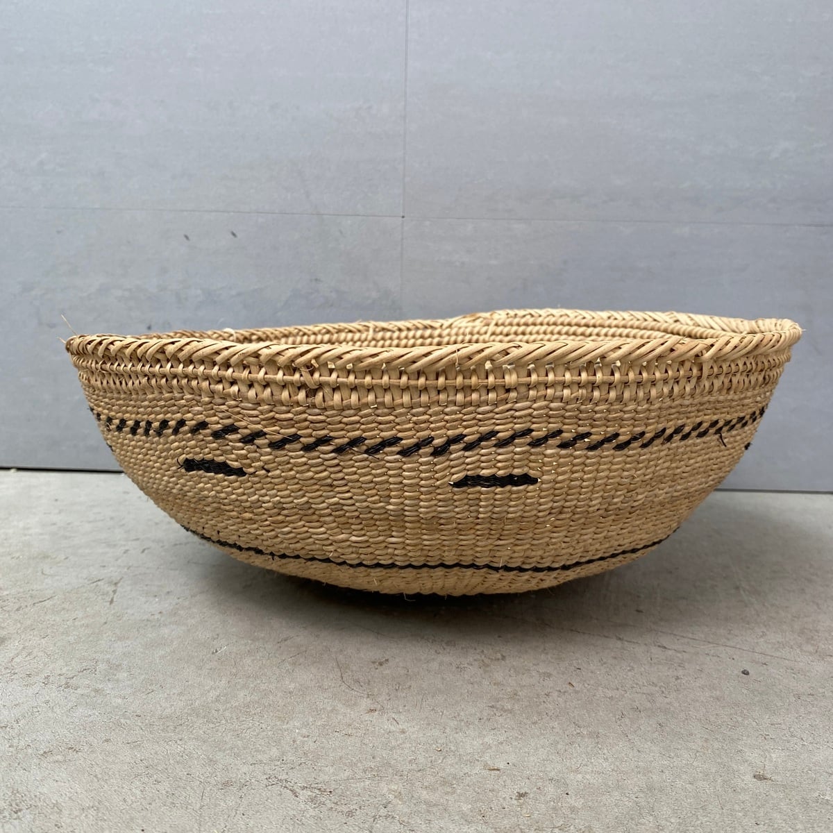 希少　籠　ブラジル先住民族　バニワ族　民芸品　鉢　観葉植物　インテリア　編み籠 ブラジル先住民族 ヤノマミ族 カゴ （7） | Coloridas コロリーダス