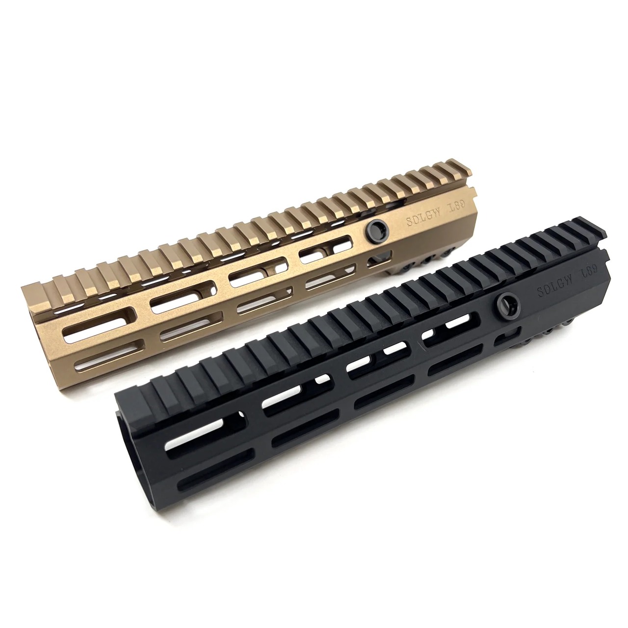 Airsoft Artisan SOLGWタイプ L89 DRIVE LOCK M-LOK ハンドガード 9.75インチ BK/DE AEG/MWS/GBB/PTW
