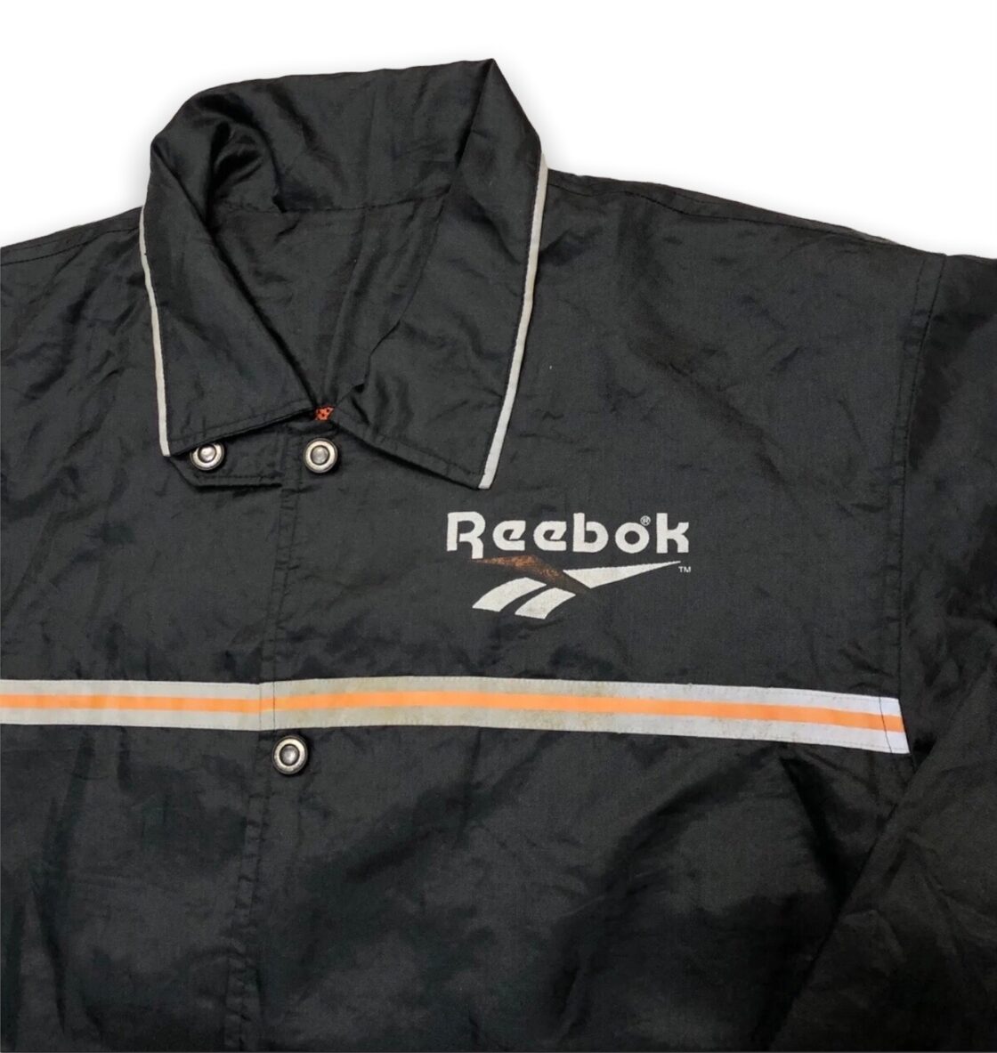 90s Reebok リーボック ナイロンジャケット トラックジャケット 韓国製  