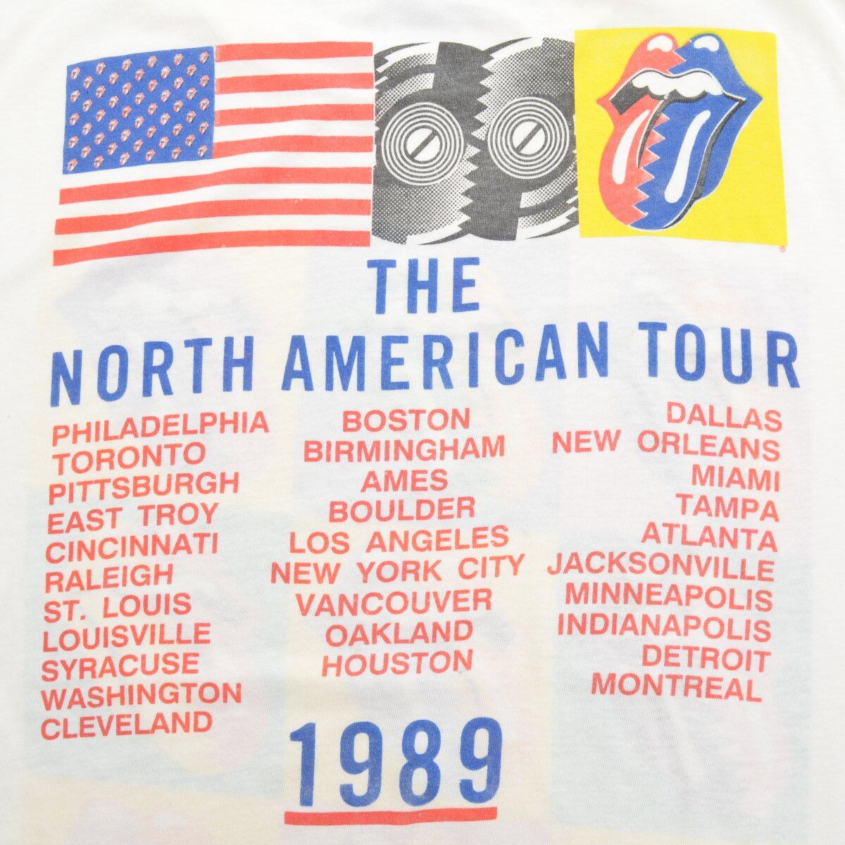 VINTAGE / ビンテージ 80s The Rolling Stones 1989 THE NORTH