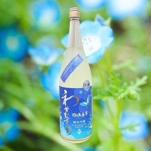 わかむすめ 　瑠璃唐草（るりからくさ）　 純米吟醸　無濾過生原酒　うすにごり  1.8L